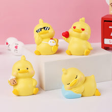 Load image into Gallery viewer, Lovely Duck Mini Toy Cute Duck Statue Doll Micro Landscape Kawaii Desk Car Interior Accessories Home Decoration Kids Gift