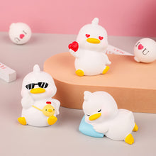 Load image into Gallery viewer, Lovely Duck Mini Toy Cute Duck Statue Doll Micro Landscape Kawaii Desk Car Interior Accessories Home Decoration Kids Gift