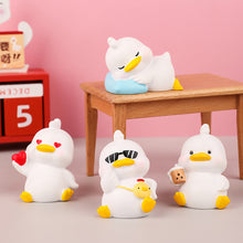 Load image into Gallery viewer, Lovely Duck Mini Toy Cute Duck Statue Doll Micro Landscape Kawaii Desk Car Interior Accessories Home Decoration Kids Gift