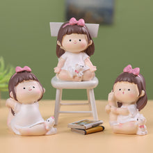 Load image into Gallery viewer, Yoga Cartoon Desktop Decoration Ornaments For Girls Creative Gifts Resin Materials Crafts Childen Room Decoration