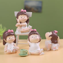 Load image into Gallery viewer, Yoga Cartoon Desktop Decoration Ornaments For Girls Creative Gifts Resin Materials Crafts Childen Room Decoration