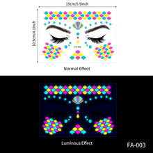 Load image into Gallery viewer, Creative Fluorescent Arm Face Tattoo Stickers Waterproof Music Festival Geometric butterfly Luminous Arm Tattoo Stickers
