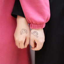 Load image into Gallery viewer, Waterproof Color Small Fresh Tattoo Stickers Fashion Love Valentine's Day Tattoo Stickers Creative Cupid Lover Tattoo Stickers