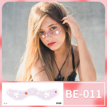 Load image into Gallery viewer, Waterproof Face Tattoo Stickers Heart Freckles Carnival Party Makeup Music Festival Disposable Color Makeup Face Tattoo Stickers