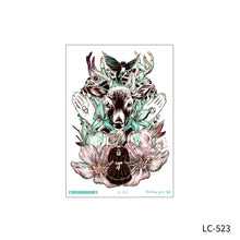 Load image into Gallery viewer, Waterproof Sweat-proof Flower Arm Tattoo Stickers for Men and Women's Personality Large Flower Arm Disposable Tattoo Stickers