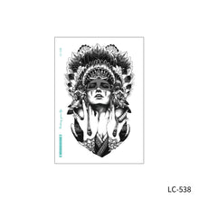 Load image into Gallery viewer, Waterproof Sweat-proof Flower Arm Tattoo Stickers for Men and Women's Personality Large Flower Arm Disposable Tattoo Stickers