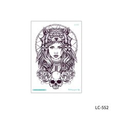 Load image into Gallery viewer, Waterproof Sweat-proof Flower Arm Tattoo Stickers for Men and Women's Personality Large Flower Arm Disposable Tattoo Stickers