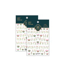Load image into Gallery viewer, Relief and Planar Nail Sticker Spring Tulip Flower Field Light and Thin Fashion Nail Enhancement Sticker Back Glue Nail Sticker