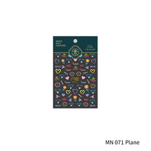 Load image into Gallery viewer, Cute Bear Flower Nail Sticker Relief and Planar Light and Thin Fashion Nail Enhancement Sticker Back Glue Nail Sticker