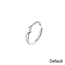 Load image into Gallery viewer, Simple Fashion Line Ring Opening Adjustable Geometric Alloy Ring Niche Jewelry Accessory for Women