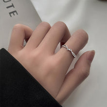 Load image into Gallery viewer, Simple Fashion Line Ring Opening Adjustable Geometric Alloy Ring Niche Jewelry Accessory for Women