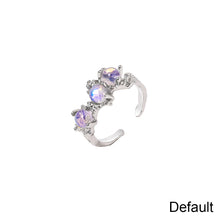 Load image into Gallery viewer, Fashion Moonlight Stone Inlaid Ring Opening Adjustable Alloy Ring Niche Simple Ring Women Jewelry Accessory
