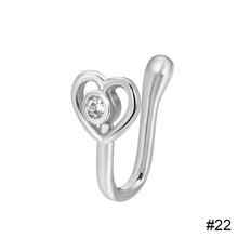 Load image into Gallery viewer, Non-perforated U-shaped Nose Clip Star Love Crown Nose Ring Fashion Creative Nasal Ornament Jewelry Accessory