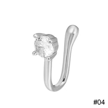 Load image into Gallery viewer, Non-perforated U-shaped Nose Clip Star Love Crown Nose Ring Fashion Creative Nasal Ornament Jewelry Accessory