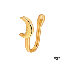 Load image into Gallery viewer, Non-perforated U-shaped Nose Clip Star Love Crown Nose Ring Fashion Creative Nasal Ornament Jewelry Accessory