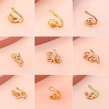 Load image into Gallery viewer, Non-perforated U-shaped Nose Clip Star Love Crown Nose Ring Fashion Creative Nasal Ornament Jewelry Accessory