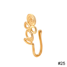 Load image into Gallery viewer, Non-perforated U-shaped Nose Clip Star Love Crown Nose Ring Fashion Creative Nasal Ornament Jewelry Accessory