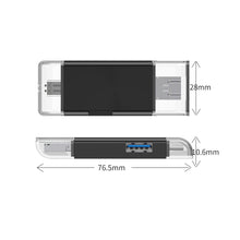 Load image into Gallery viewer, OTG SD Card Reader Flash Drive Smart Memory Card Reader Type C Cardreader Type C Adapter USB2.0 TF Card Adapter Micro