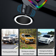 Load image into Gallery viewer, F11 Car Bluetooth 5.0 FM Transmitter Car Charger Fast Charging Card Bluetooth Player Receiver U Disk With Atmosphere Lamp