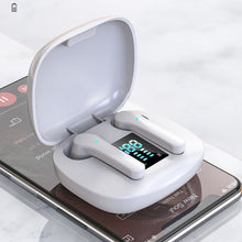 Load image into Gallery viewer, Js36 Bluetooth Headset Macaron Multi-Color Wireless Headset Power Display Stereo Waterproof Earbuds with Charging Bin