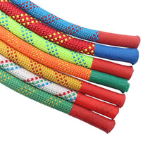 Load image into Gallery viewer, 14MM Yoga Competition Jump Rope Training Exercise Fitness Indoor Outdoor Artistic Gymnastics Rainbow Colour Gymnastics Rope