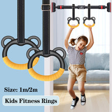 Load image into Gallery viewer, Gym Ring With Adjustable Straps Buckles Indoor Fitness Gymnastics Rings Non-Slip Bear Load 200KG Exercise Rings