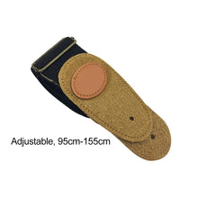 Load image into Gallery viewer, Nylon Guitar Strap Cowhide Head Electric Guitar Folk Guitar Acoustic Guitar Universal Adjustable Guitar Strap