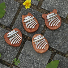 Load image into Gallery viewer, 1PC 8 Key Mini Kalimba Thumb Piano Wooden Small Wearable Musical Instrument Pendant Mbira Gift Finger PianoFor Adult Kids