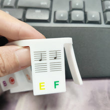 Load image into Gallery viewer, Removable Silicone Overlay Piano Keyboard Notes Guide 61 /88-Key Full Size Reusable