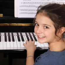 Load image into Gallery viewer, Removable Silicone Overlay Piano Keyboard Notes Guide 61 /88-Key Full Size Reusable