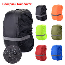 Load image into Gallery viewer, 8-70L Reflective Backpack Rain Cover Outdoor Cycling Hiking Climbing Bag Cover Waterproof Rain Cover For Backpack