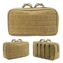Load image into Gallery viewer, Molle Pouch Military Tactical Waist Bag EDC Tools Zipper Waist Belt Pack Phone Case Pocket Army Molle Hunting Bag