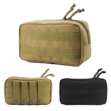 Load image into Gallery viewer, Army Molle Hunting Bag Molle Pouch Military Tactical Waist Bag EDC Tools Zipper Waist Belt Pack Phone Case Pocket
