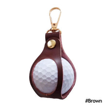 Load image into Gallery viewer, Fashion Golf Waist Hanging Ball Bag Portable Single Golf Ball Storage Bag With Keychain
