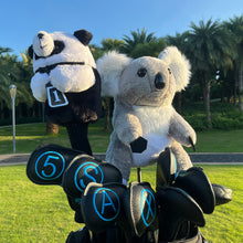 Load image into Gallery viewer, Plush Animal Golf Club Cover Waterproof Anti-Fouling Anti-Impact Protection Rod Head Outdoor Sports Golf Supplies Accessories