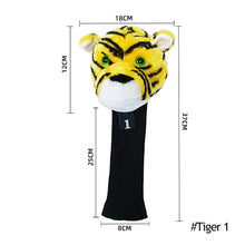 Load image into Gallery viewer, Plush Animal Golf Club Cover Waterproof Anti-Fouling Anti-Impact Protection Rod Head Outdoor Sports Golf Supplies Accessories