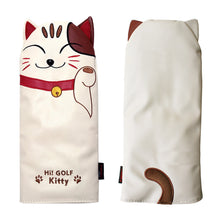 Load image into Gallery viewer, Cat Head Golf Club Wooden Rod Push Rod Protective Cover Pu Leather Anti-Fouling And Waterproof Cover