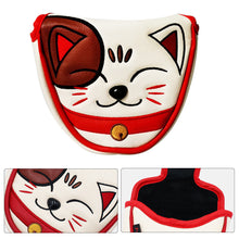 Load image into Gallery viewer, Cat Head Golf Club Wooden Rod Push Rod Protective Cover Pu Leather Anti-Fouling And Waterproof Cover