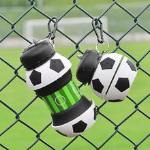Load image into Gallery viewer, Outdoor Sports Spherical Silicone Folding Kettle Sport Ball Soccer Basketball Baseball Tennis Water Bottle Portable Fall And Leak Proof Children's Water Bottle