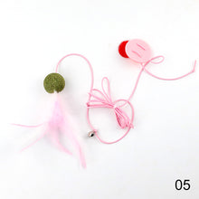 Load image into Gallery viewer, Cat Hanging Interactive Toy Simulated Butterfly Cat Catch Feather Toys Kitten Funny Elastic Teaser Rope Toy Training Toys Pet Daily Supplies