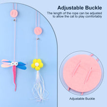 Load image into Gallery viewer, Cat Hanging Interactive Toy Simulated Butterfly Cat Catch Feather Toys Kitten Funny Elastic Teaser Rope Toy Training Toys Pet Daily Supplies