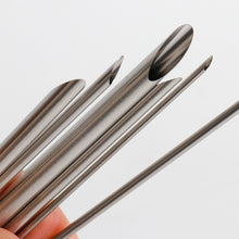 Load image into Gallery viewer, 6pcs/set Stainless Steel Hole Puncher for Pottery Clay Holing Sculpture Carving Cutting Puching Tools Pot Vase Moldeling Tool