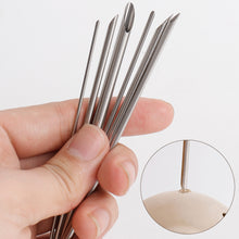 Load image into Gallery viewer, 6pcs/set Stainless Steel Hole Puncher for Pottery Clay Holing Sculpture Carving Cutting Puching Tools Pot Vase Moldeling Tool