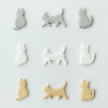 Load image into Gallery viewer, 0.5mm Fine Cut Animal Polymer Clay Cutter Easter Rabbit Bunny Bear Cat Soft Pottery Mold for Earring Jewelry Making Mold