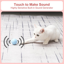 Load image into Gallery viewer, Cat Catching Toy Rolling Ball Toy with Sound&Light Pet Music Ball Toy Kitten Interactive Training Toys