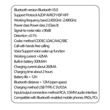 Load image into Gallery viewer, AAC Bluetooth 5.0 Audio Receiver 3D Stereo Music Wireless Adapter RCA 3.5mm AUX Jack For Car kit Wired Speaker Amplifier