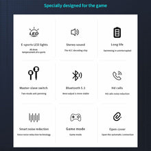 Load image into Gallery viewer, TG09 Wireless Bluetooth Headset Low Delay TWS Earplugs E-Sports Game Waterproof Sweat-Proof Mobile Phone Universal Noise