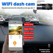 Load image into Gallery viewer, Car DVR Dash Camera 209T Smart WiFi DVR 5MP Camera 170 Degree Wireless Car Dash 1080P Night Version Driving Video Recorder
