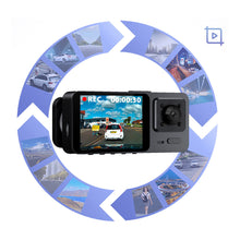 Load image into Gallery viewer, Car DVR 3 Camera Car Video Recorder 3 in 1 FHD 1080P Dash cam Rear View Camera with Rear lens Night Vision For Truck Tax Uber