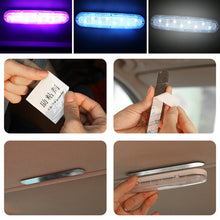 Load image into Gallery viewer, Car Interior Light Reading Light Magnetic LED USB Rechargeable Styling Reading Night Light Indoor Ceiling Lamp